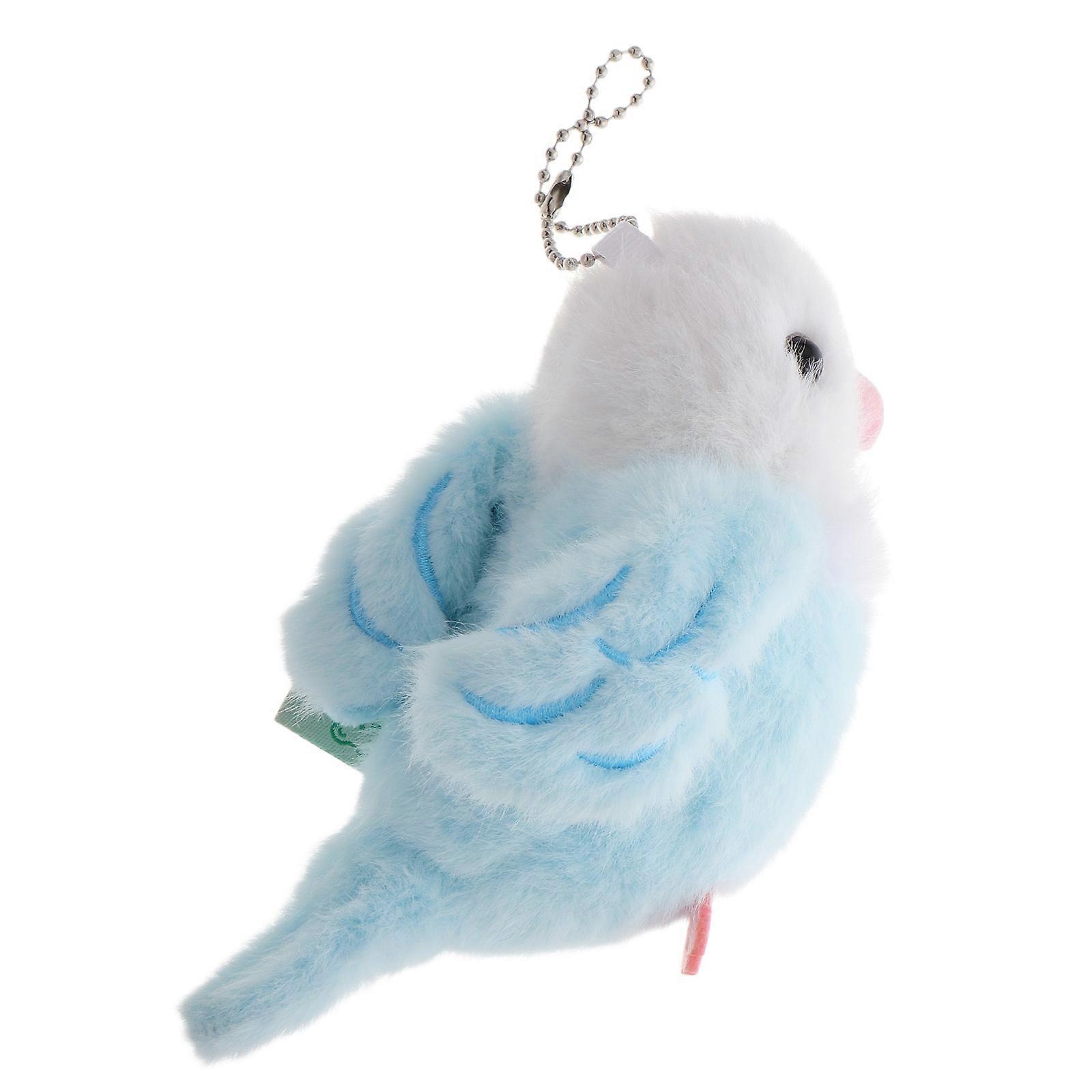 Adorable Bird Key Chain Pendant For Various Occasions Cute Design Plush Keyring 1Set