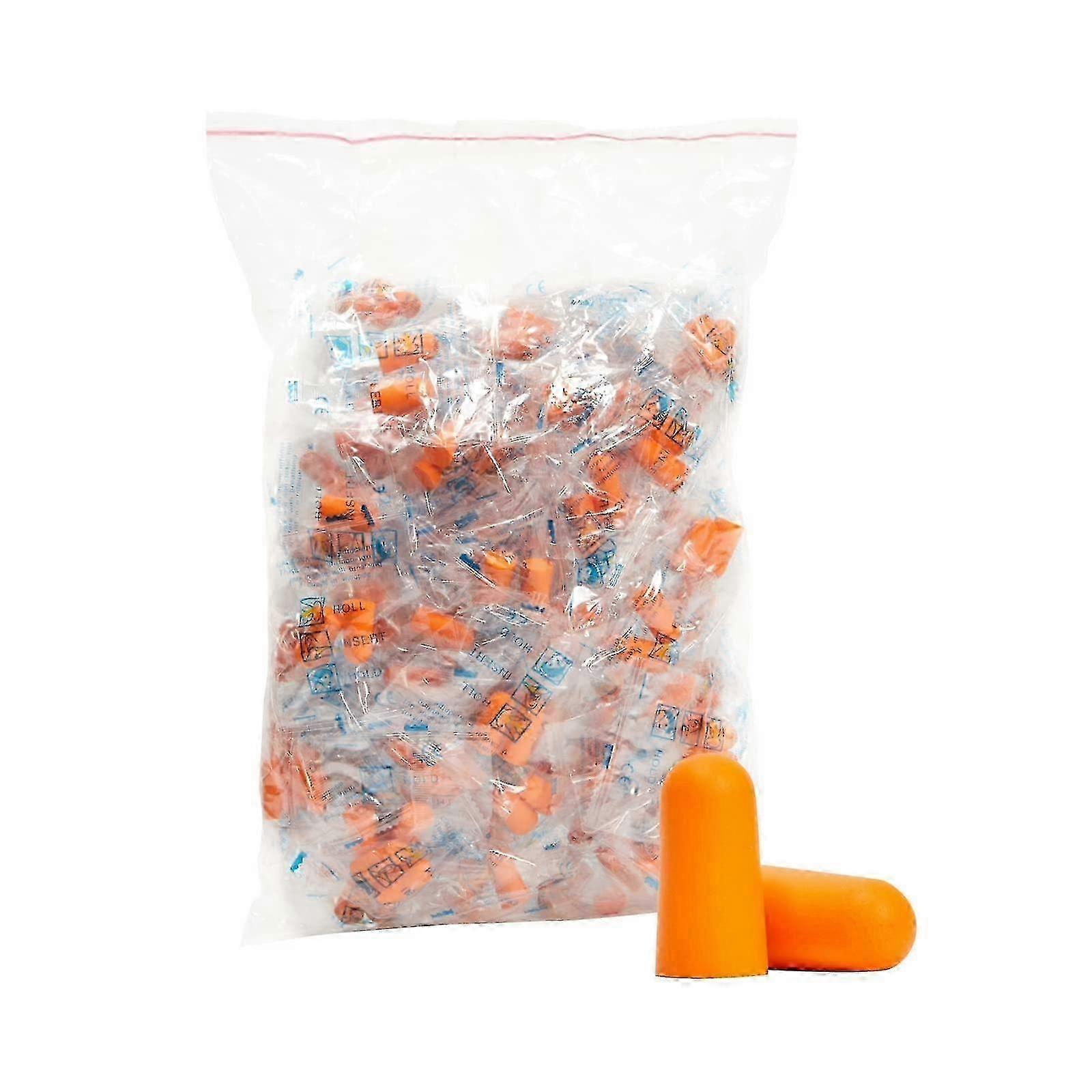 2025 ​100-Pair Soft Foam Earplugs - 0.5x0.95-Inch Noise Canceling Bulk Set​