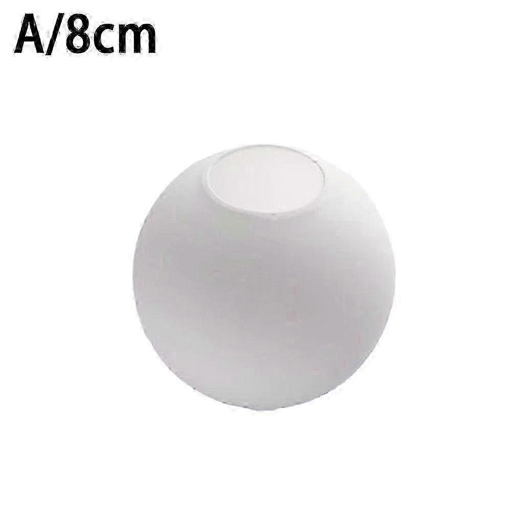White Frosted Globe Light Shade Replacement for Round Ceiling Fixture