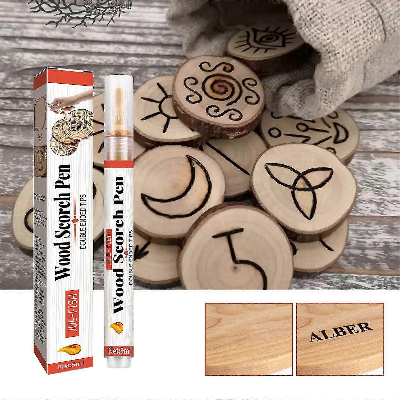 NonToxic Kids Wood Burning Pen  Easy, Safe Pyrography Tool for Custom Wood Art