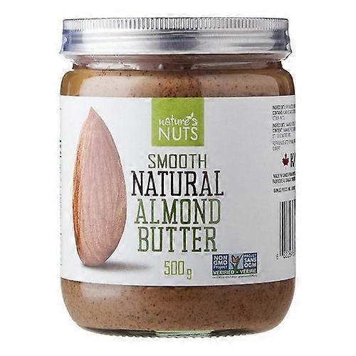 Natures Nuts Almond Butter Smooth, 500 Grams (Case Of 12)