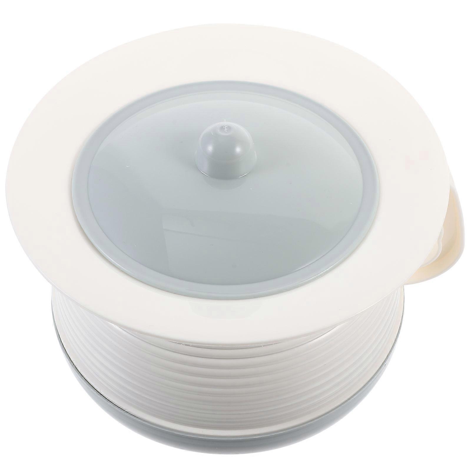 Portable Spittoon for Home Use with Lid Sealed Odor Control Assorted Color PP Plastic 1pc