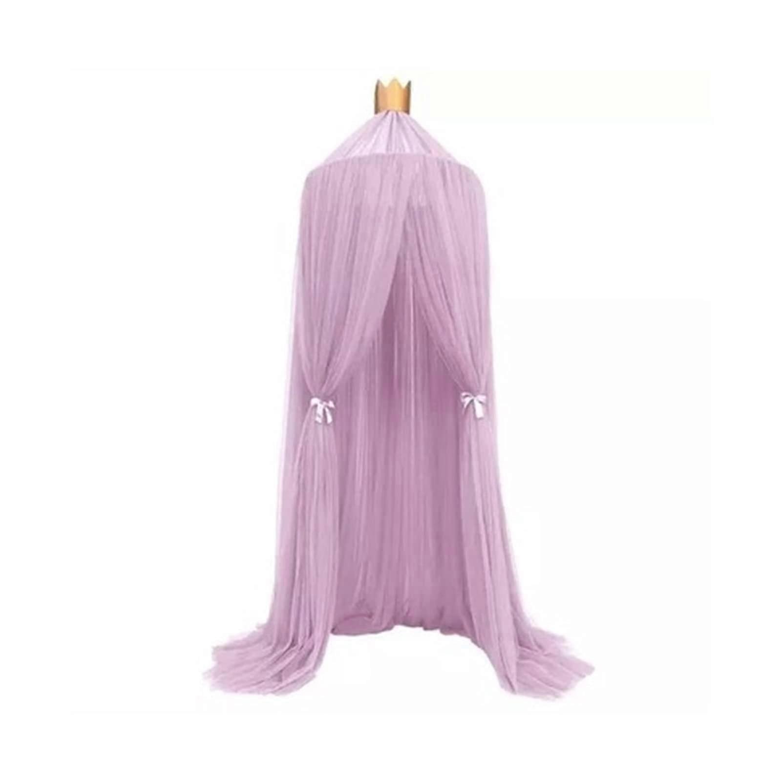 Bed Canopy with Stars for Baby and Kids, Breathable Bed Curtain for Privacy and Light Blocking