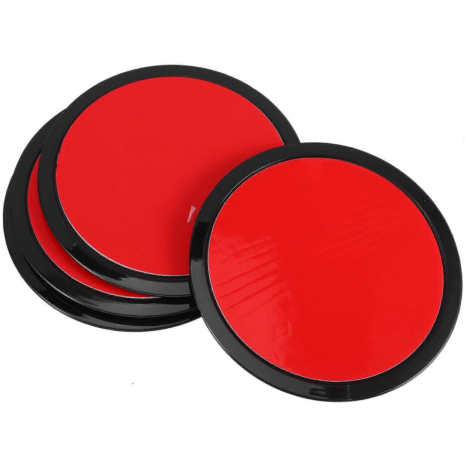 Round Adhesive Pad Plastic for Fixing 16Pcs Black Suction Cup Pads