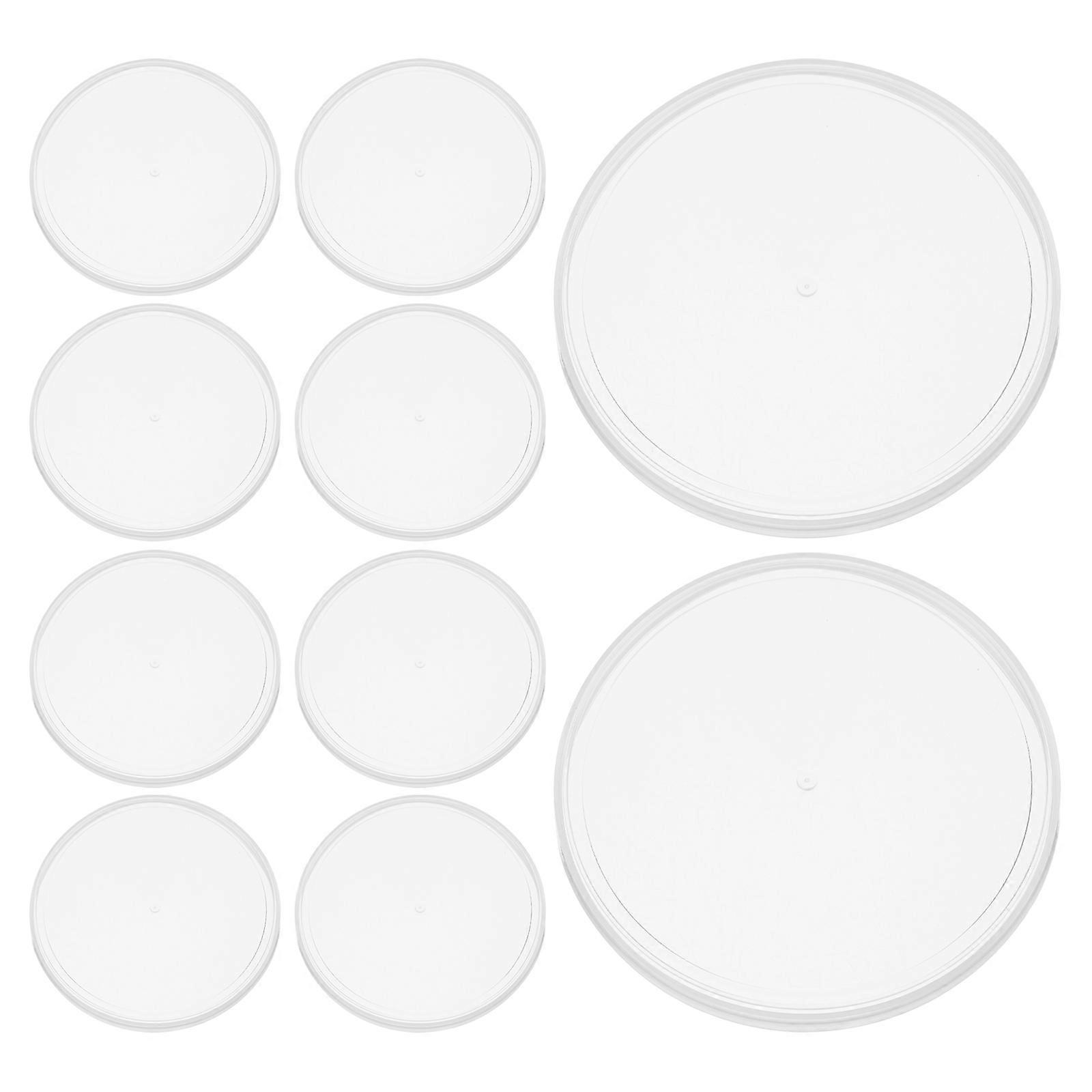 Transparent Food Sealing Lid for Can Preservation 10Pcs Reusable Caps