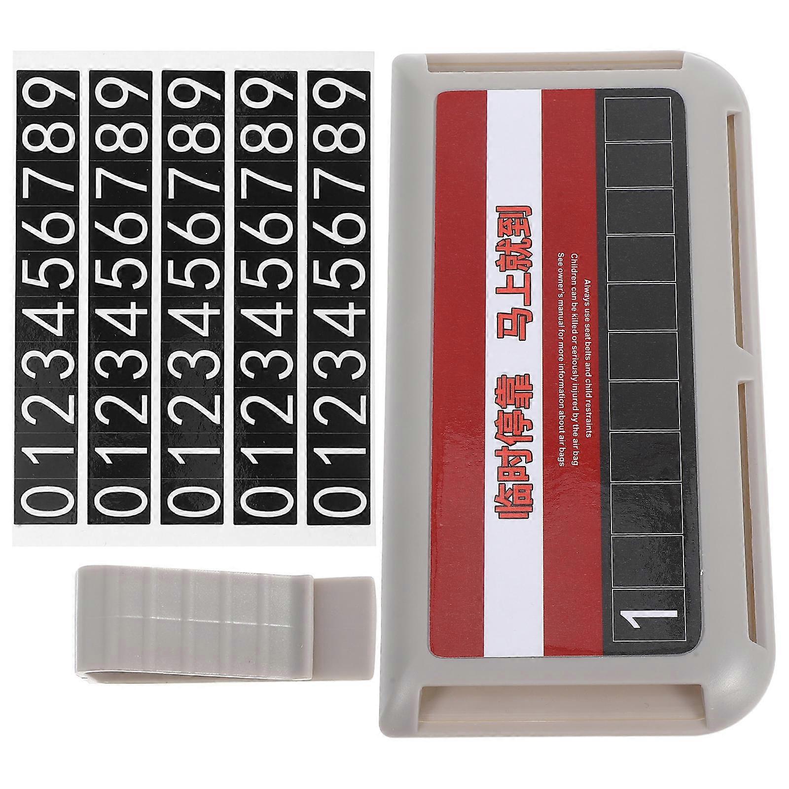 Car Visor Organizer Sun Visor Accessory Holder for Temporary Parking 4Pcs