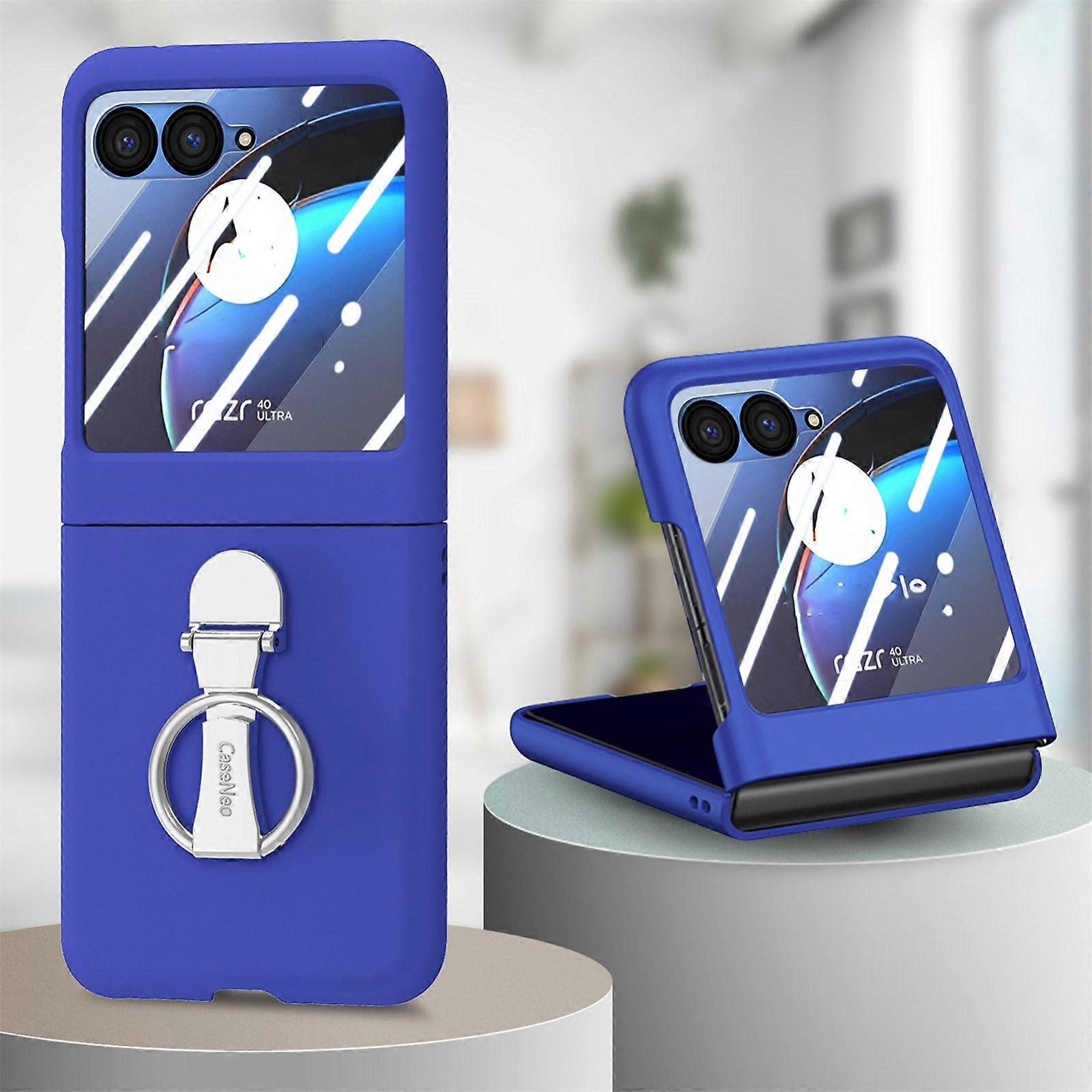 Skin-Sensitive Integrated Ring Phone Case For Motorola  zara 40 Ultra