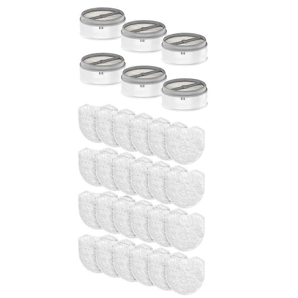 6pc Humidifier Cartridges and 24 Filters for HumidX Plus for AirMini Connector for P10 Nasal Pillow N20 and N30 Cushions
