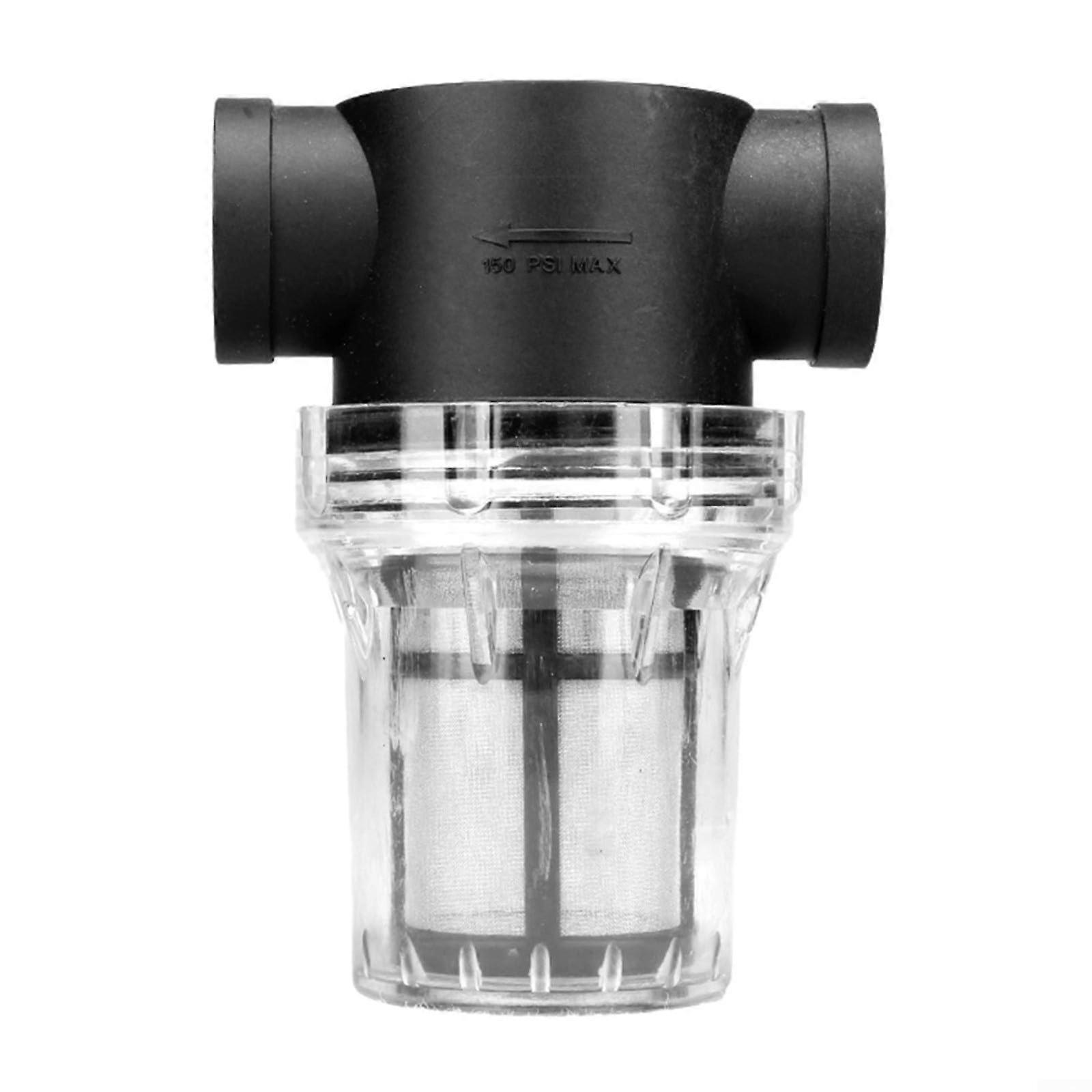 Garden Water Pump Filter Screen Inline Mesh Strainer With 1/2 In, 3/4 In, 1 In Female Thread Connections 40 Mesh
