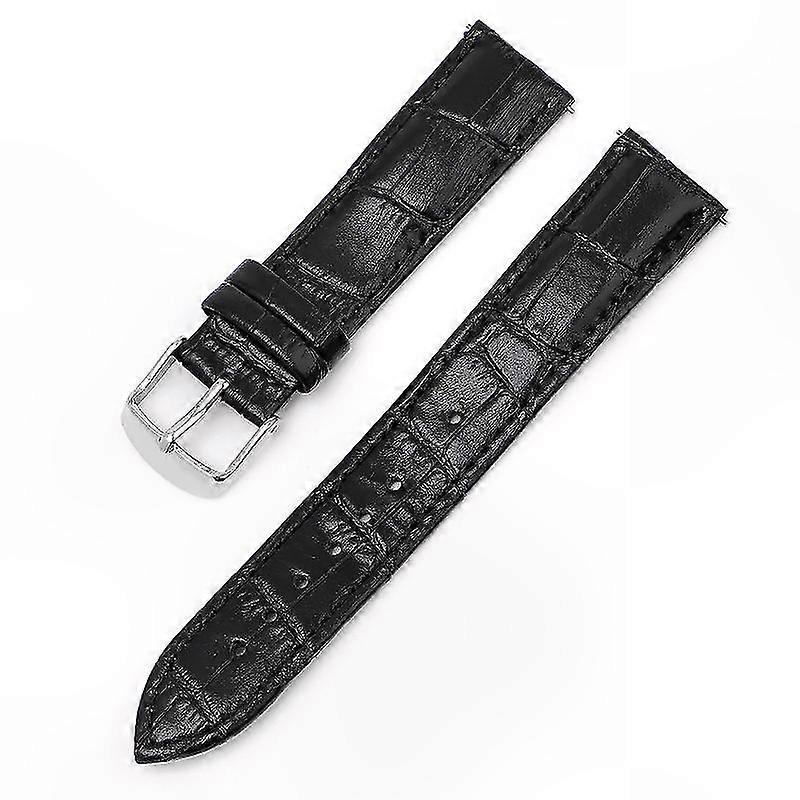 Bamboo Grain Leather Watch Strap in Multiple Sizes for Wristwatches