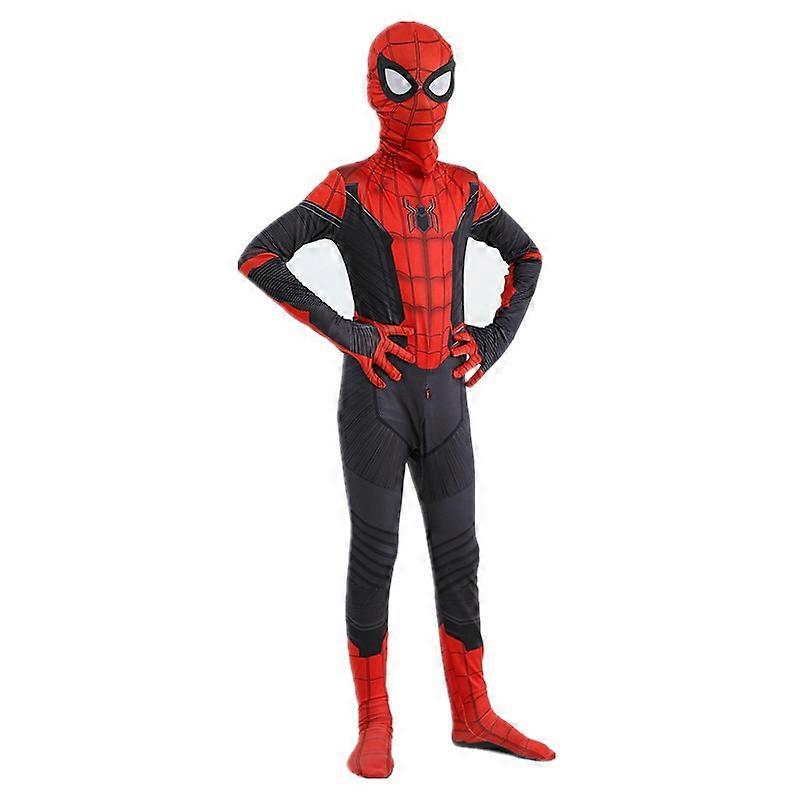 MINISO gar?ons Spider-Man Cosplay Costumes combinaison super-h��ros Miles Morales film jeu de r?le gar?ons filles Halloween carnaval v��tement