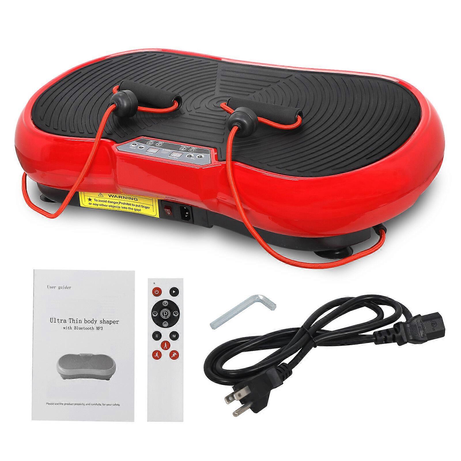 Whole Body Vibration Platform Ultra Slim Exercise Plate Fit Machine W/Bluetooth