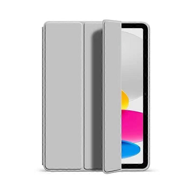 Stylish Case For Ipad Mini 12345 Gray "tri-fold Stand Fully Ed Soft