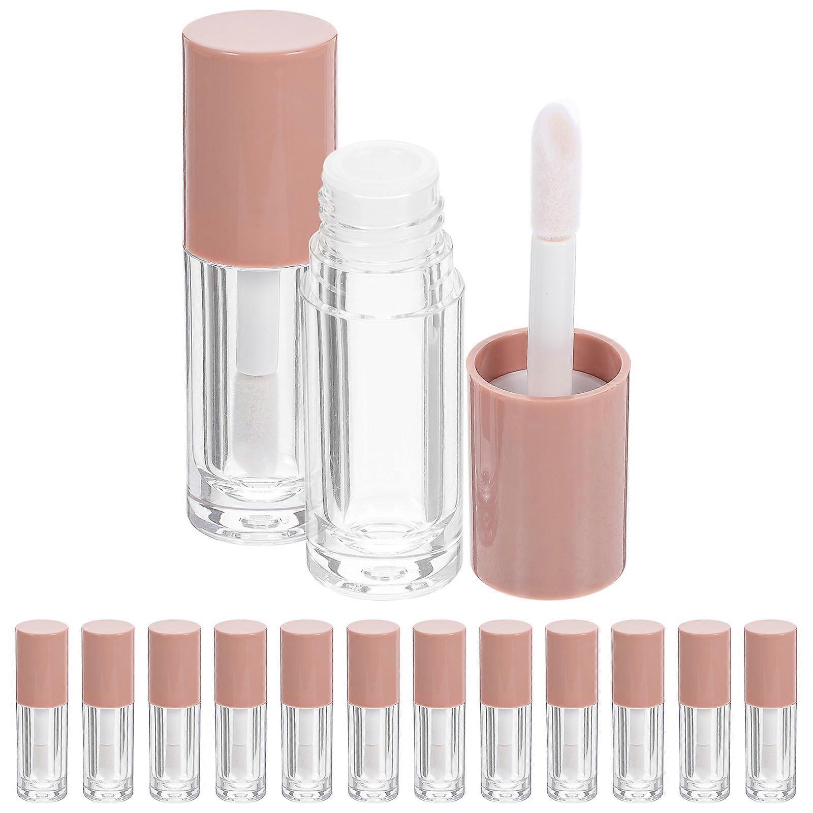 Assorted Color Lip Gloss Tubes Plastic Containers for Storage Use 56Pcs