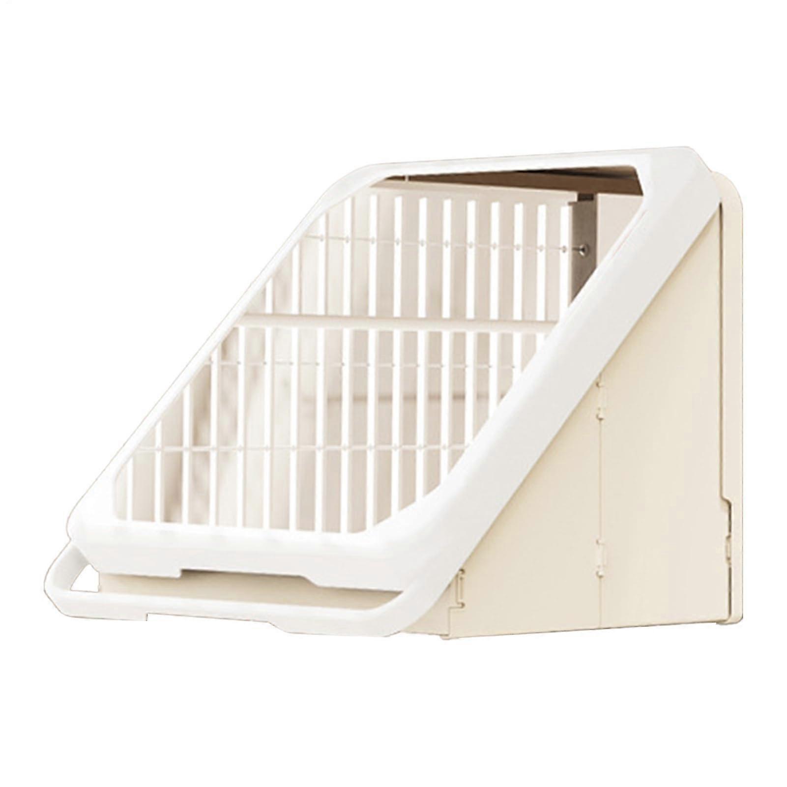 Waterproof Foldable Bathroom Storage Box, Wall Mounted Organizer Shelf, Large Capacity 42x38cm