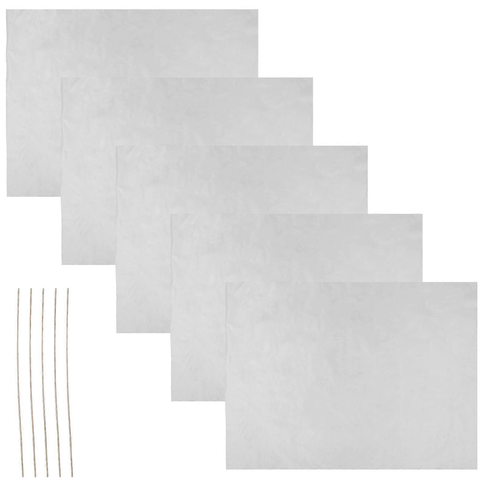 DIY Kite Fabric and Stick Making Kit for Crafting Use 5Sets