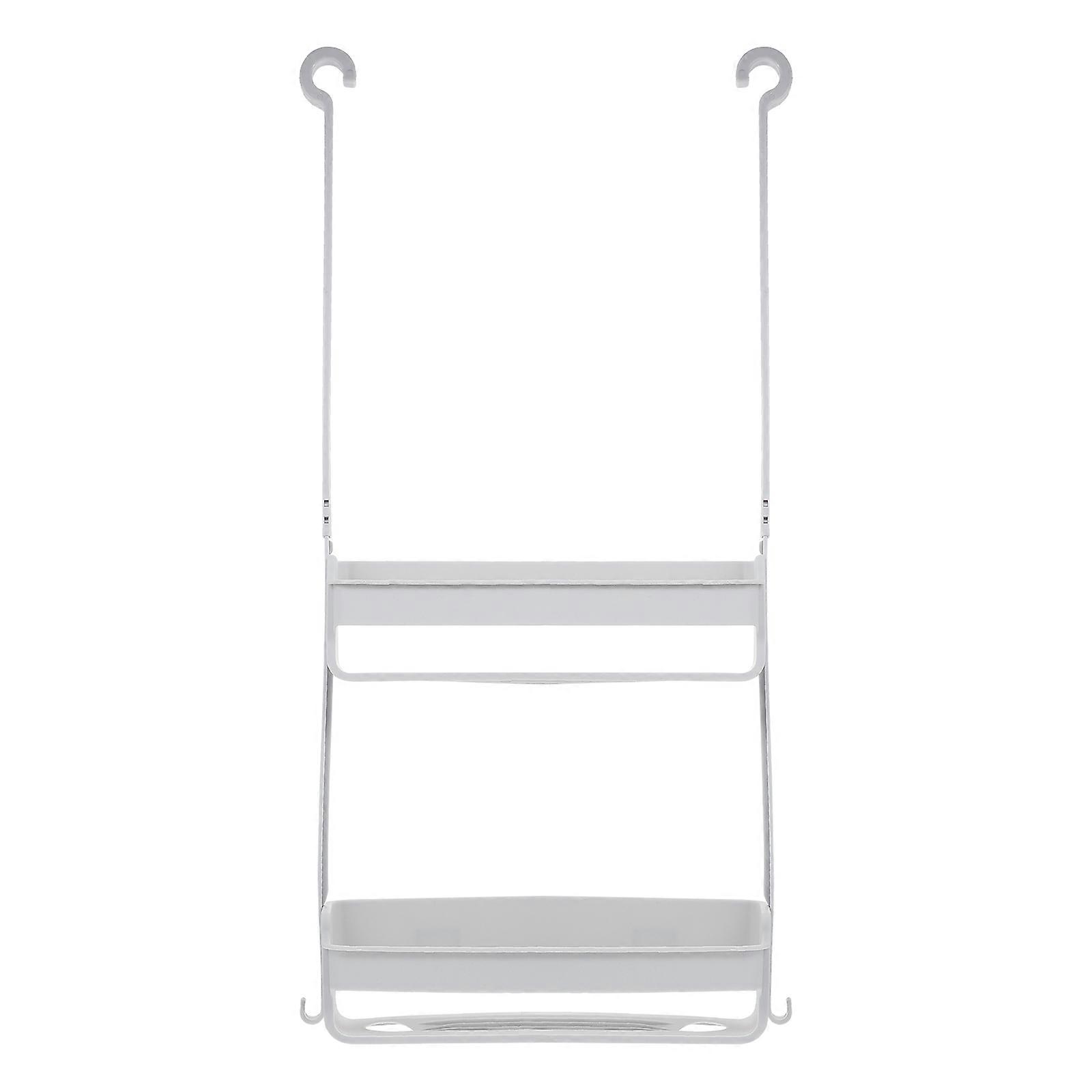 Bathroom Hanging Basket Double-Deck Storage Basket 2Pcs Organizer