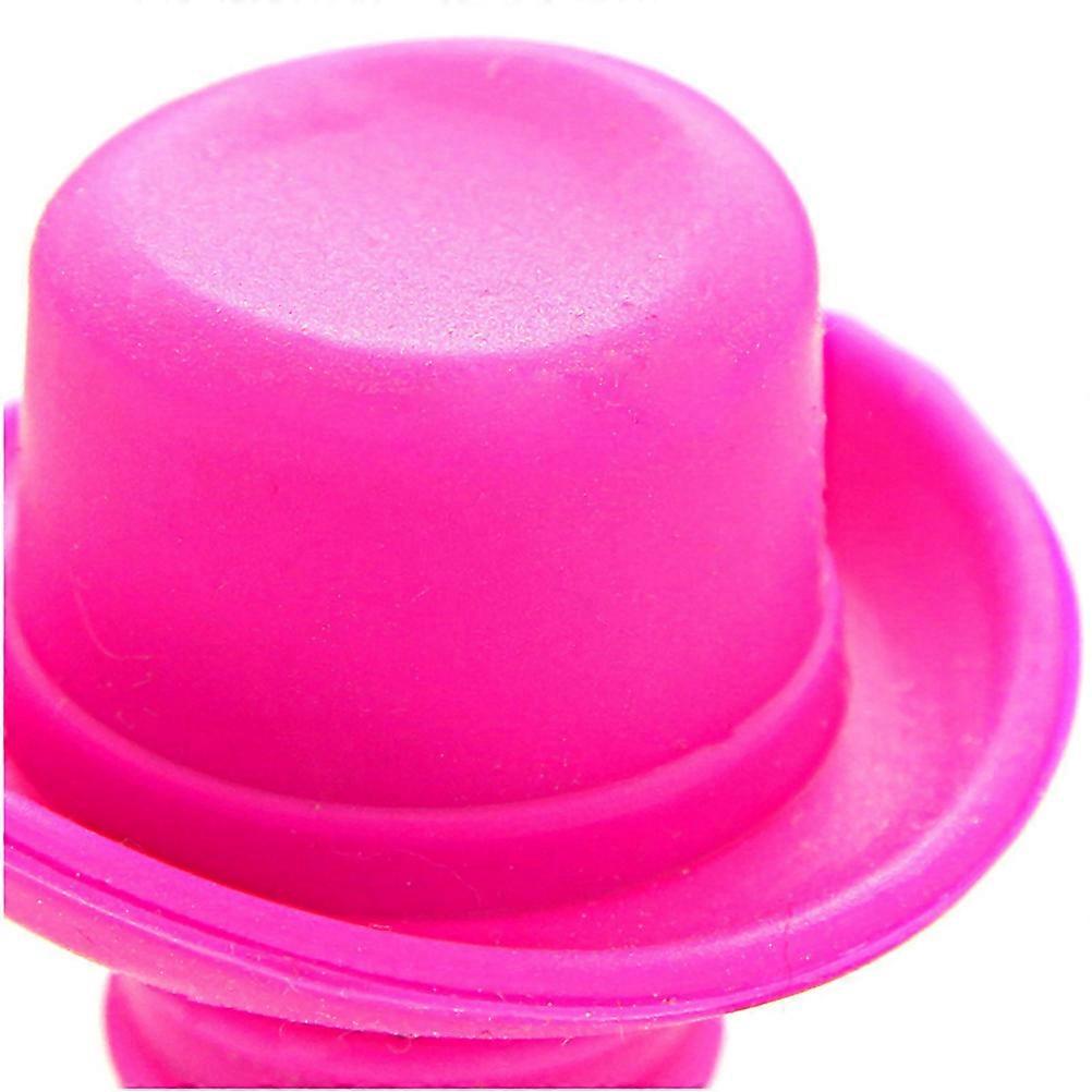 Beverage Plug Silicone for Sealing 5Pcs Rosy