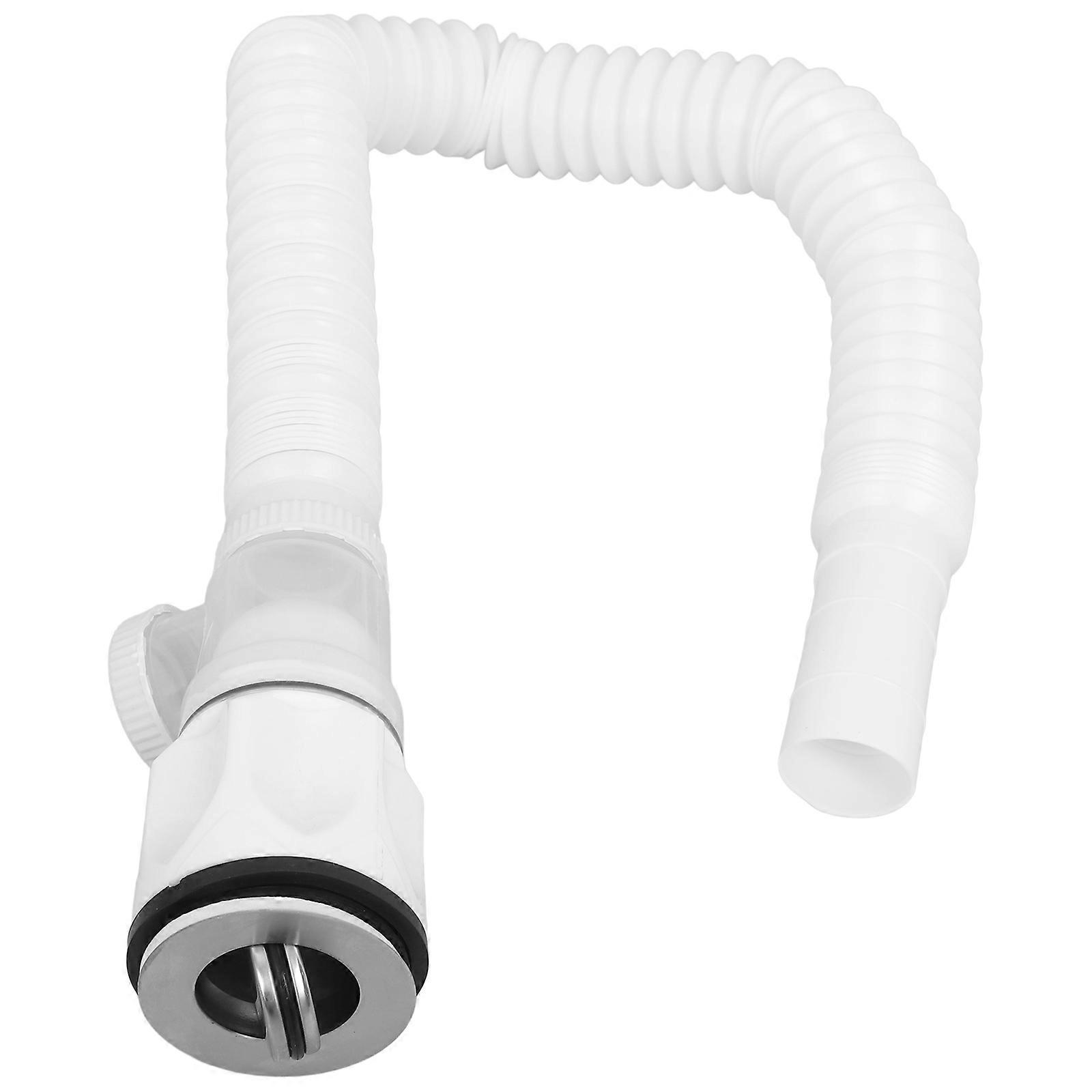 Bathroom Sink Drain Pipe Flexible Drain Pipe 2Pcs for Smooth Water Flow