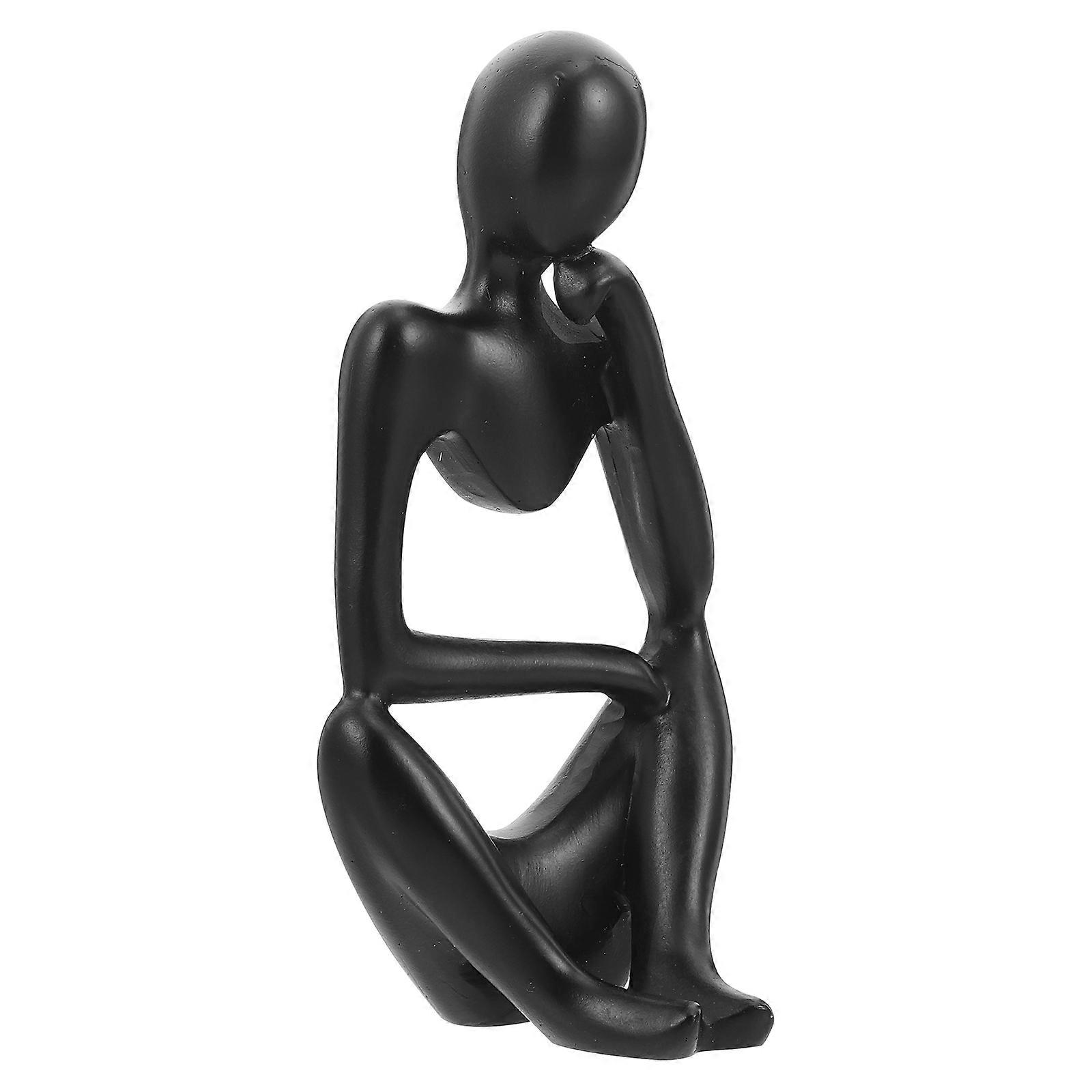 Creative Resin Thinker Shape Adornment for Decor Desktop Office Decoration