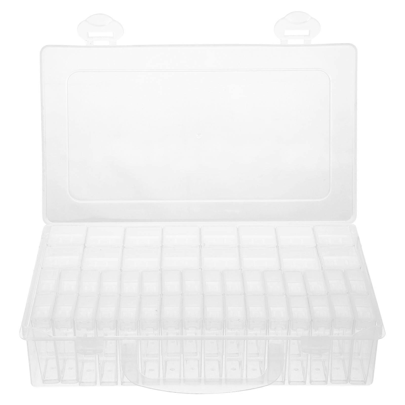 Seed Storage Organizer Plastic Box for Small Seeds 1Set with Clear Compartments