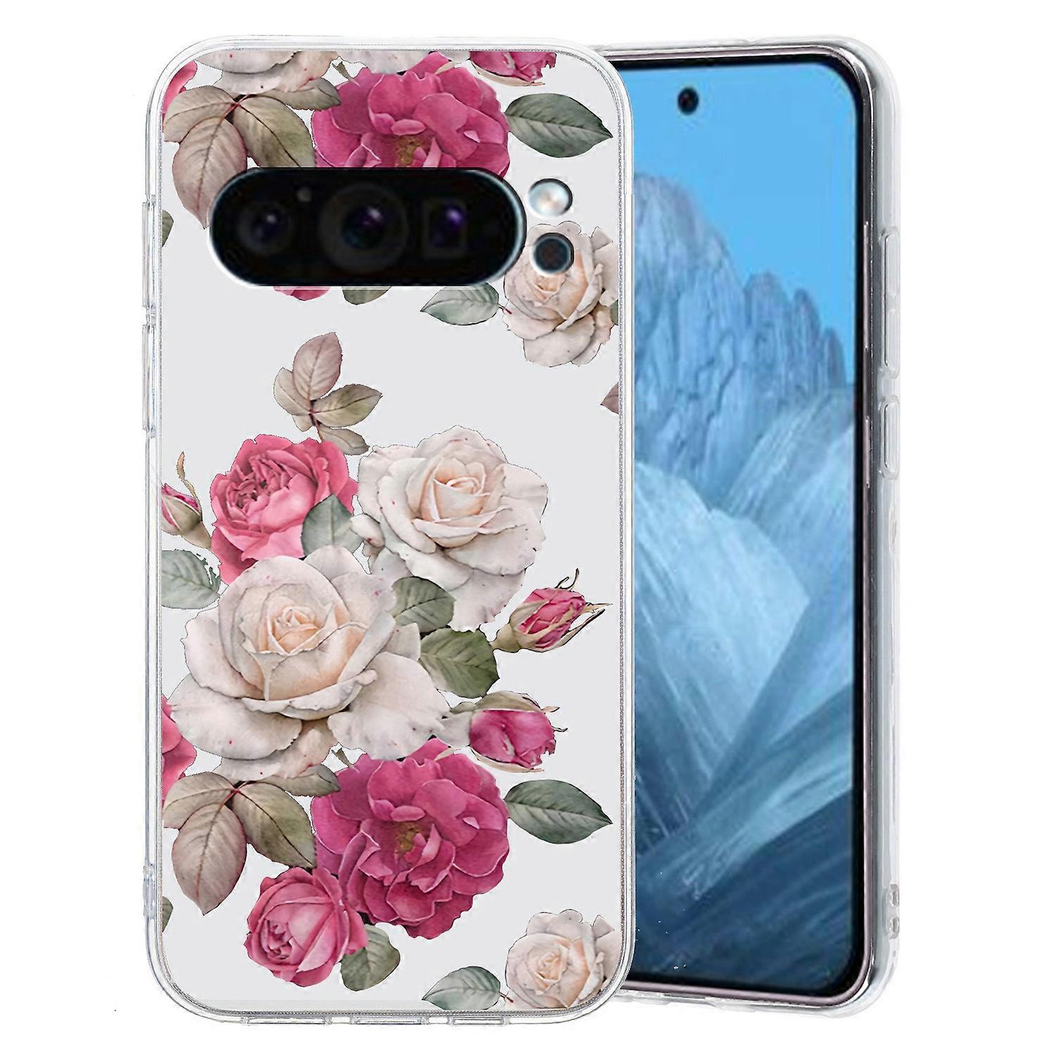 For Google Pixel 9 Case Printed Pattern TPU Phone Cover Scratch-resistant