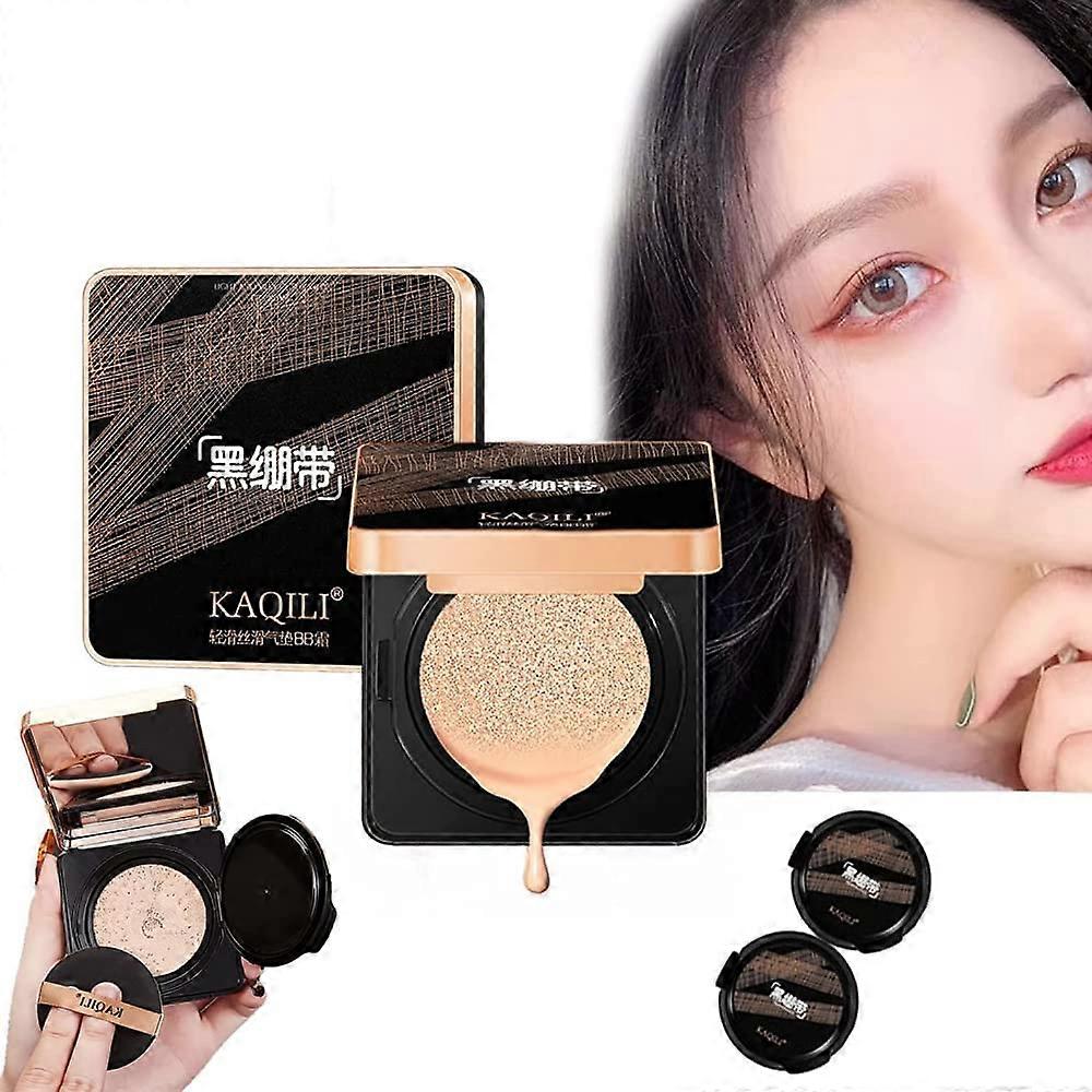 Long Lasting Cushion Foundation Ivory with Natural Buildable Coverage Moist Dewy Finish Refill Set