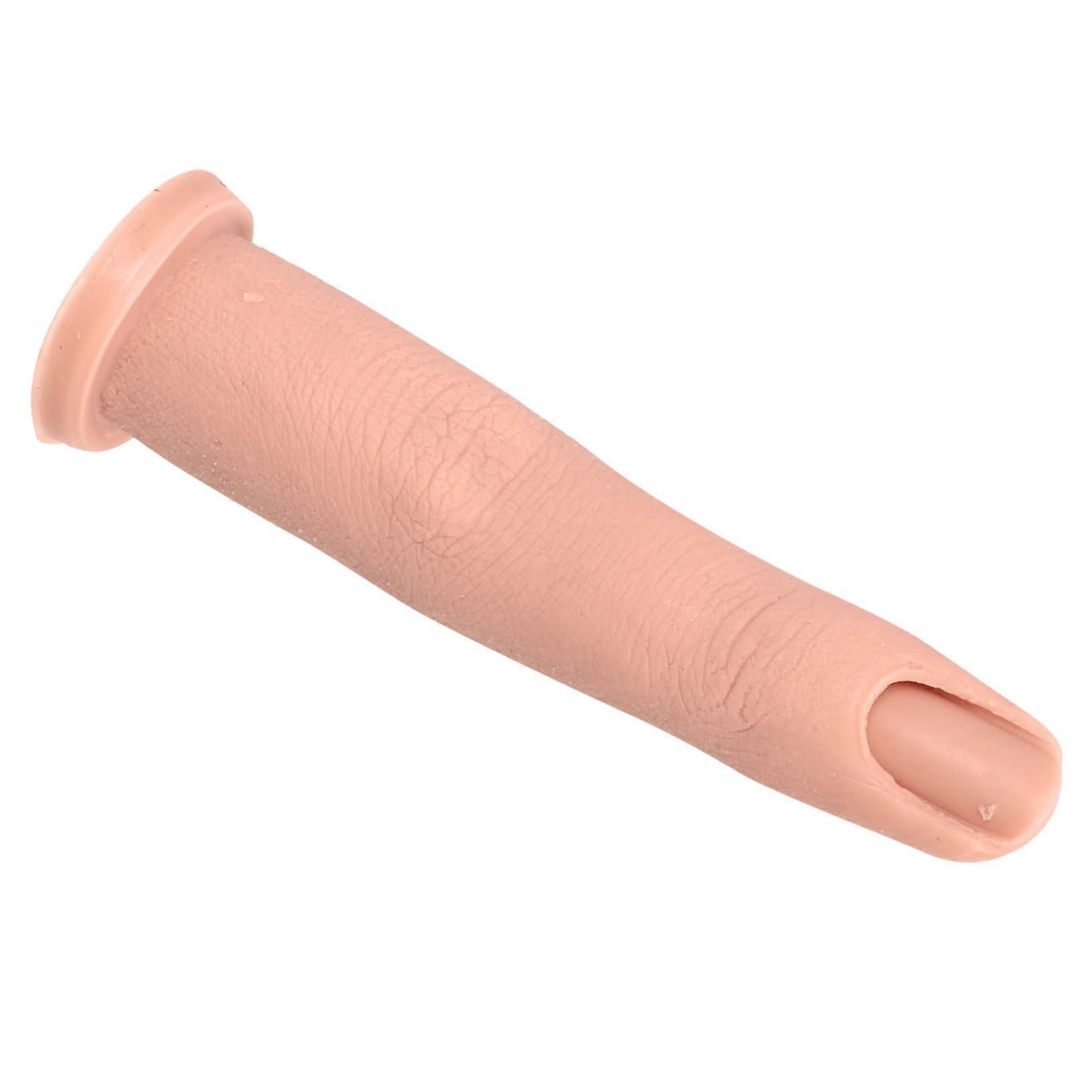 Manicure Practice Finger with Realistic Simulation and NonSlip Base for Nail Art Training