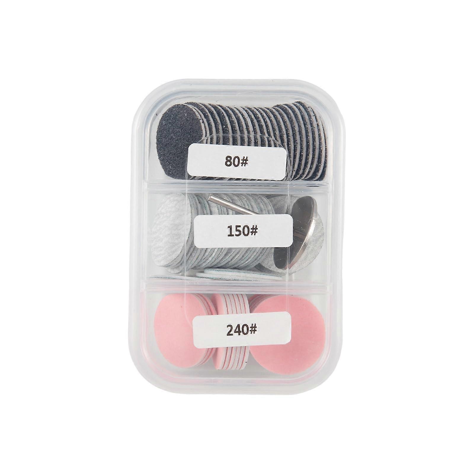 60Pack Replaceable Foot File with Durable Metal Handle, MultiGrit Callus Remover Sheets