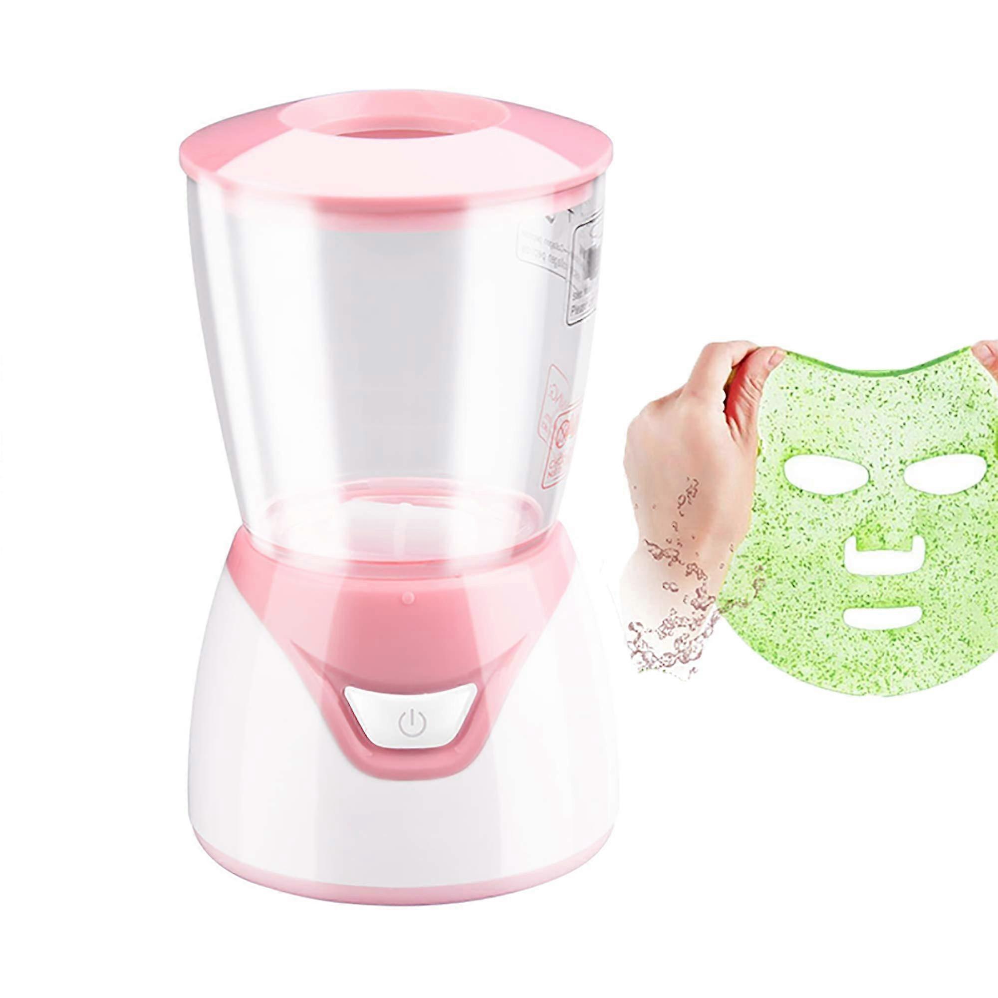Facial Mask Maker Automatic Fruit and Vegetable DIY for Pore Cleansing Fresh Pink Design