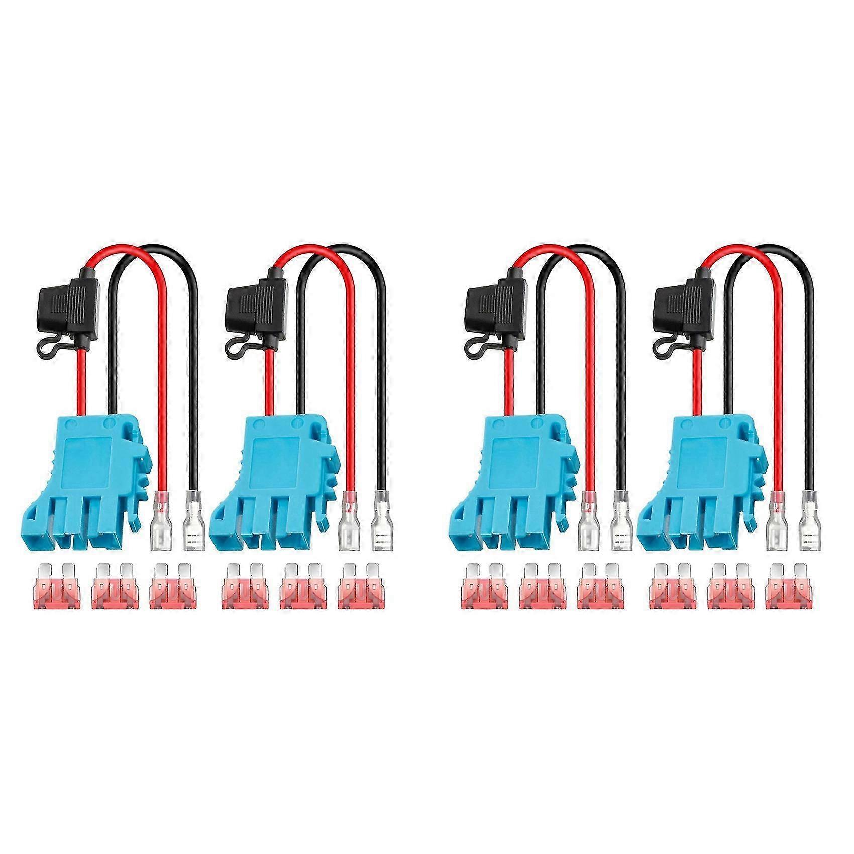 2Pack 12 AWG Wire Harness Connector Replacement with Fuse