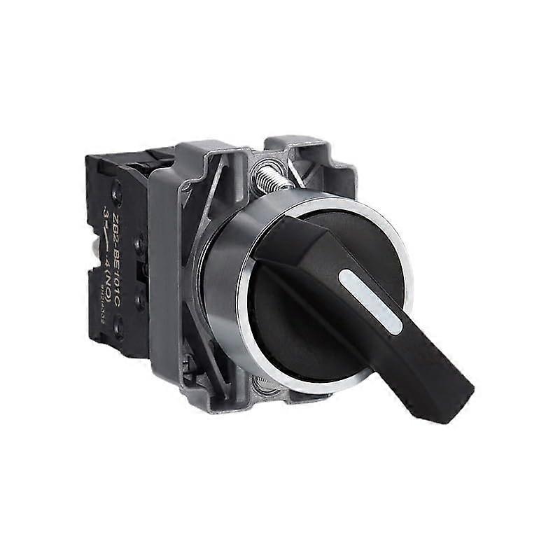 Metal Long Handle Rotary Selector Switch SelfReset 5V Industrial Control