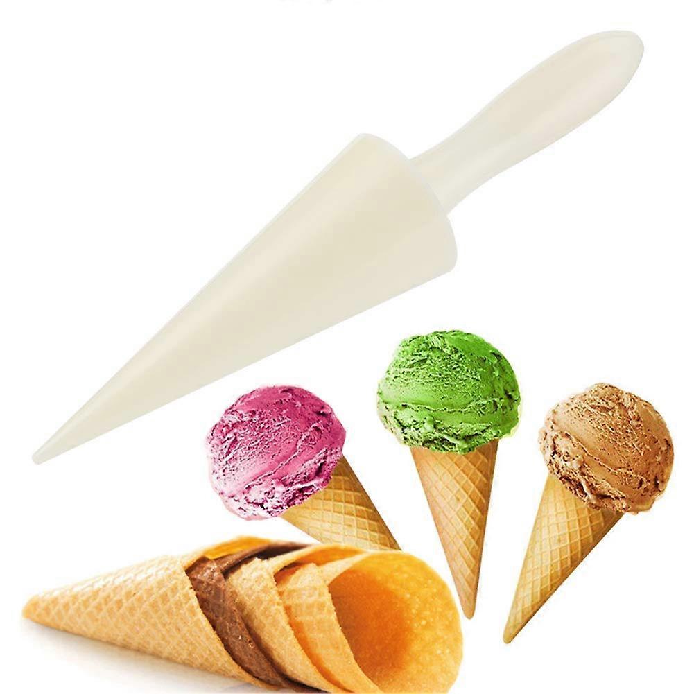 2Pcs Ice Cream Cone Maker NonStick Pastry Roller DIY Kitchen Baking Waffle Tool