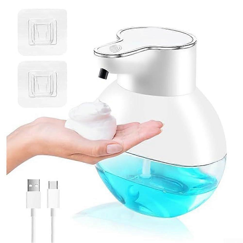 Touchless Soap Dispenser, Waterproof Wall Mounted Automatic Foam Dispenser for Kitchen and Bathroom