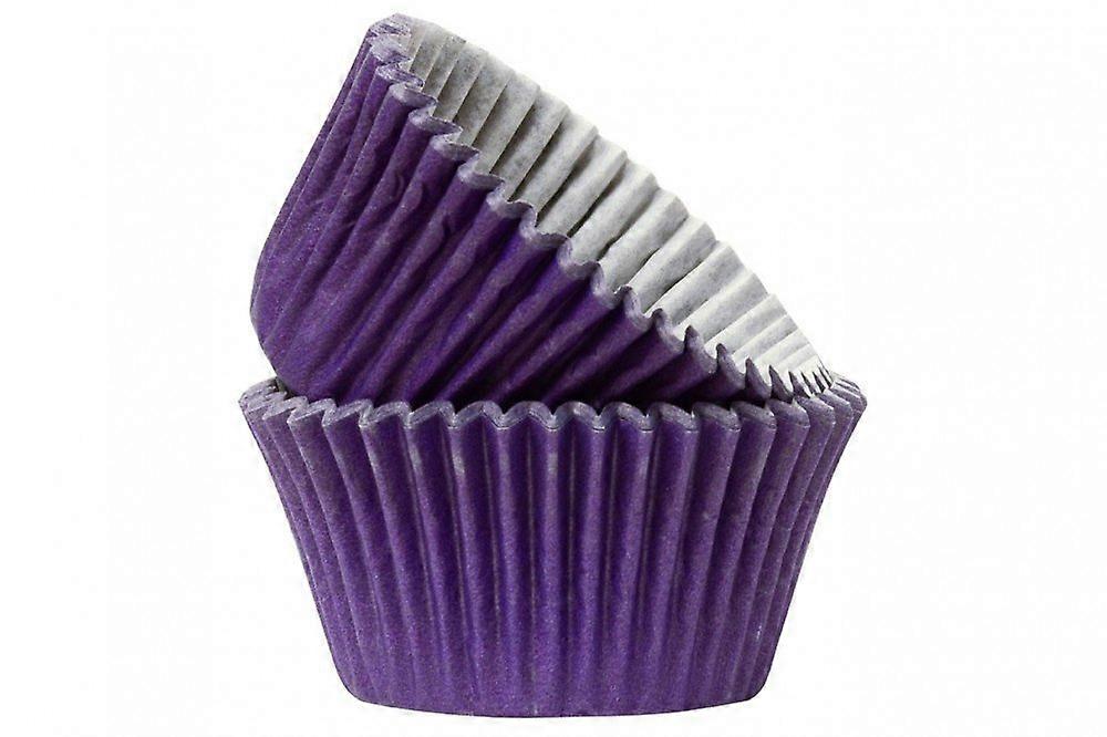 75 Pack Purple Cupcake Cases 1.45gsm Durable Baking Cups for  Cupcake Fit