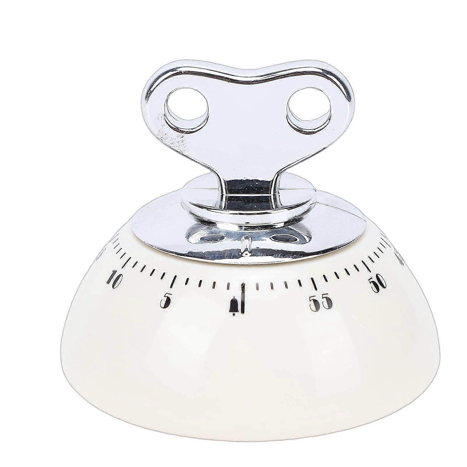 Kitchen Timer 60 Minute Magnetic Vintage Mechanical Countdown Waterproof ABS for Cooking Baking Studying Cream