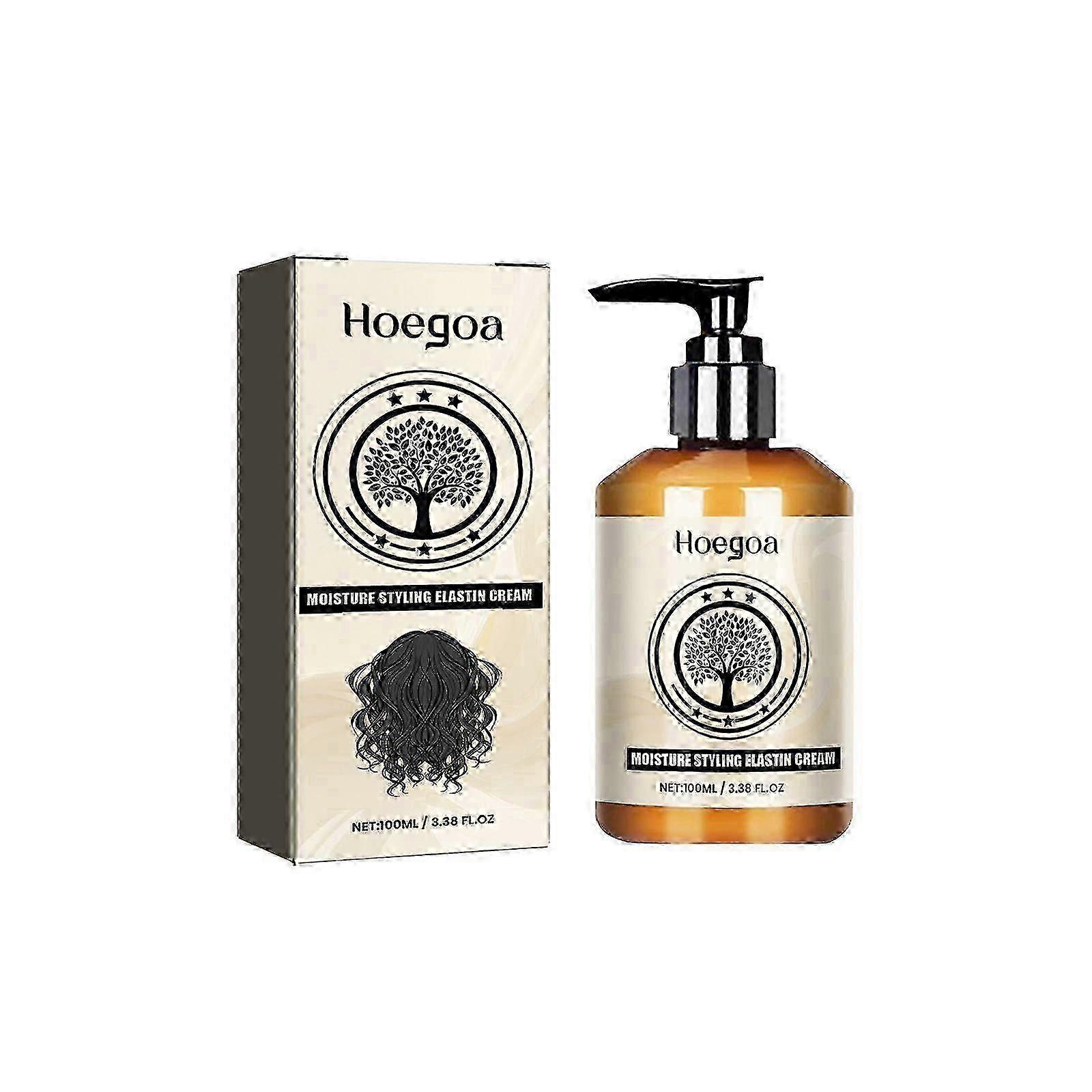 Moisturising Elastin Curl Cream: long-lasting shine, creates voluminous curls