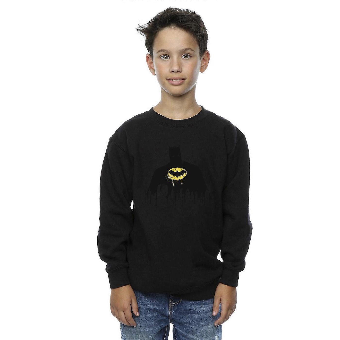 DC Comics Jungen Batman Shadow Paint Sweatshirt
