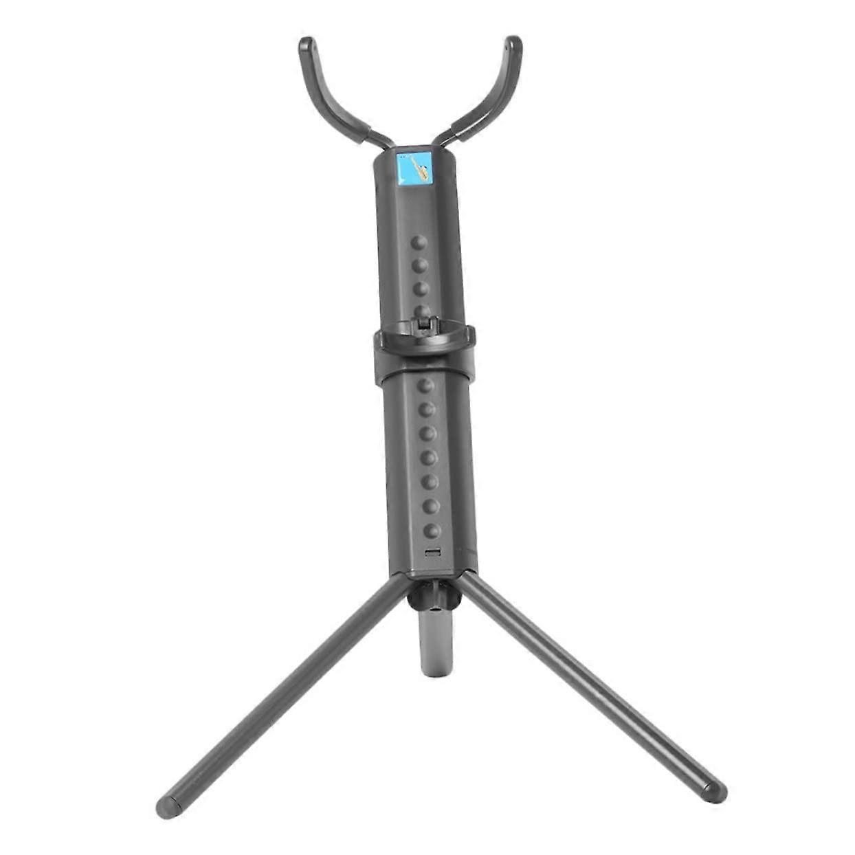 Tenor Saxophone Stand with Durable Iron Frame and Stable Nonskid Base, Foldable Holder for Display