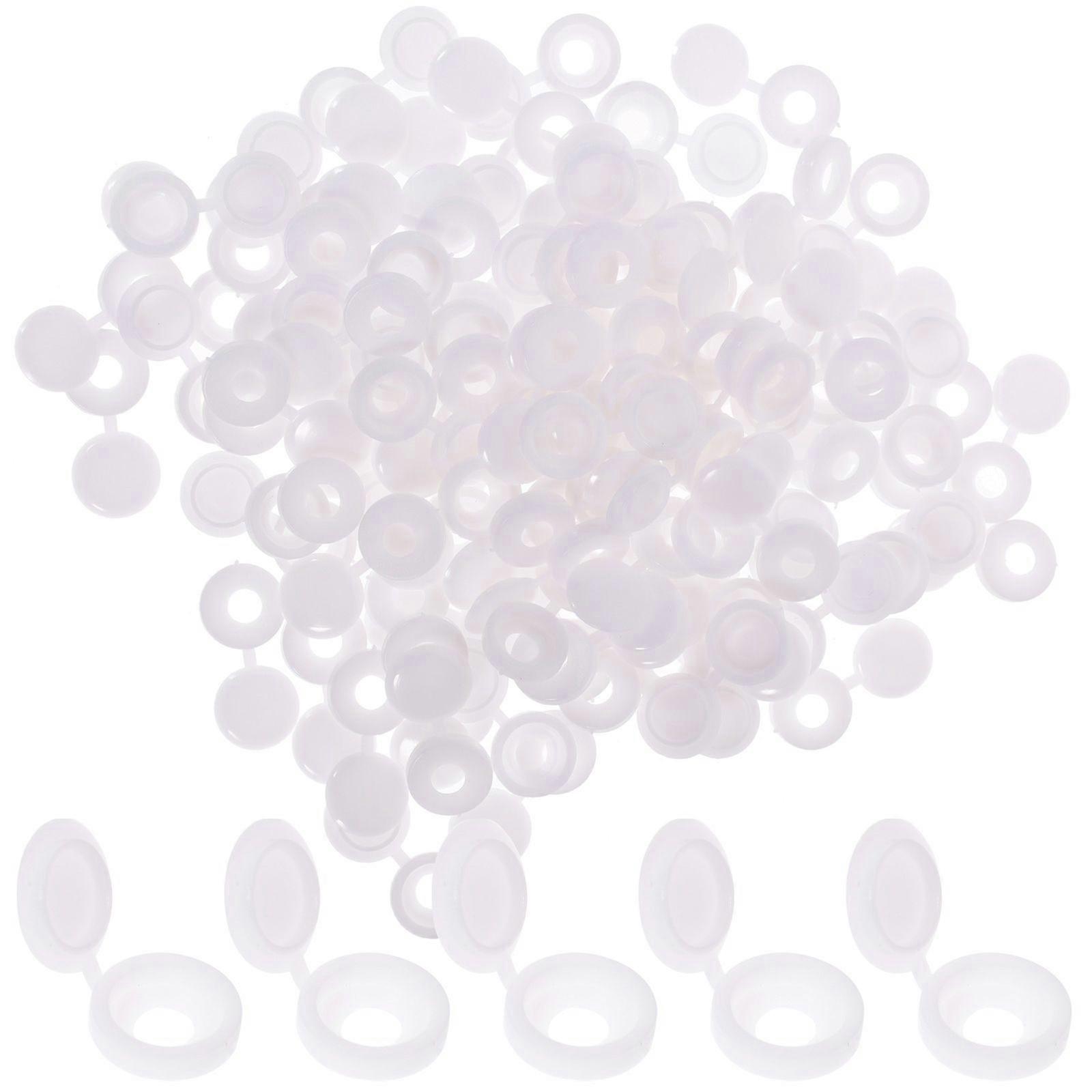 100pcs Screw Hole Covers Plastic Screw Covers Tapping Screw Covers Screw Caps