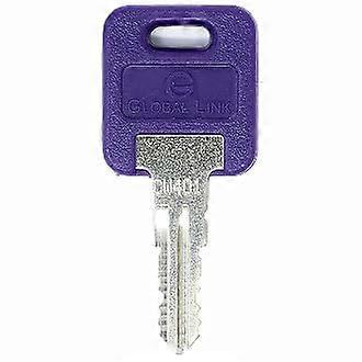 RV Replacement Key CW423 for FIC Locks with Purple Head Visibility and Exact Code Matching