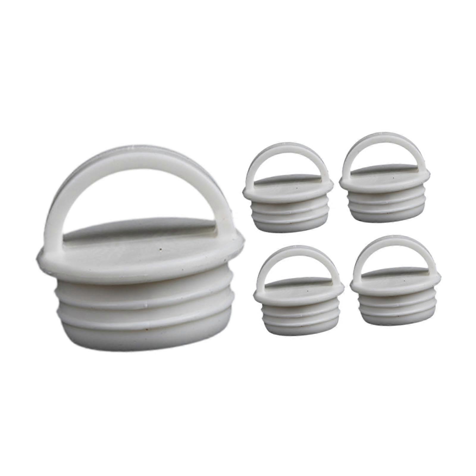 Silicone Drain Plug for Mop Bucket 35x33.8mm Secure Seal MultiDrain Compatible 5 Pack