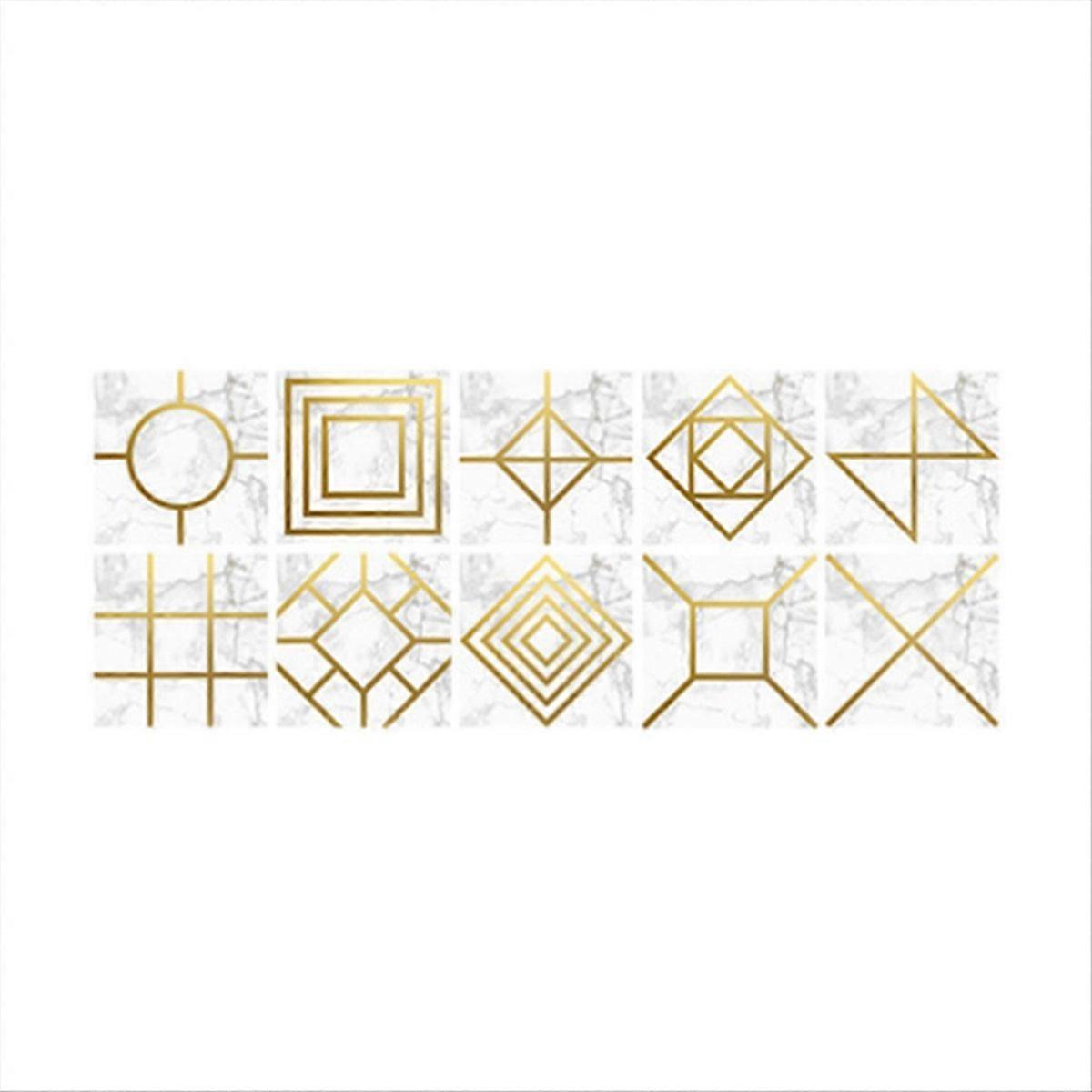 Marble Decorative Adhesive Tile Stickers E M