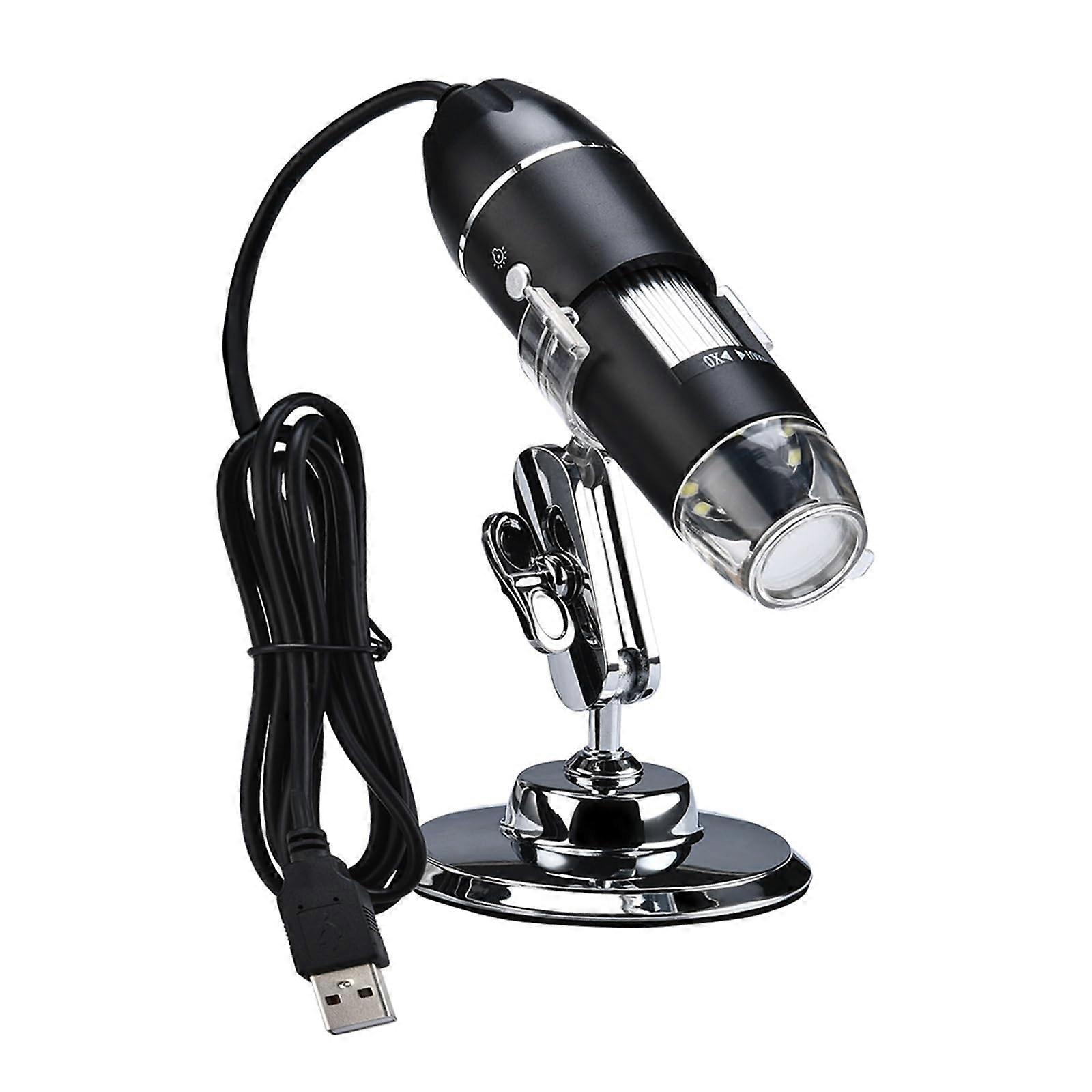 1600X USB Digital Microscope Camera with Dual Magnification and Adjustable LED for Soldering