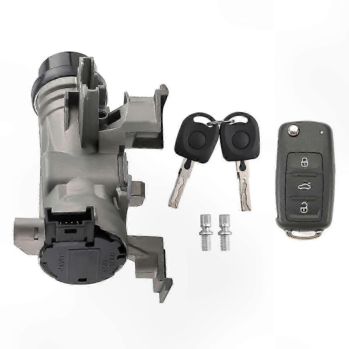 Ignition Switch Door Lock Cylinder with Remote Key for 2006-2011 Vehicles