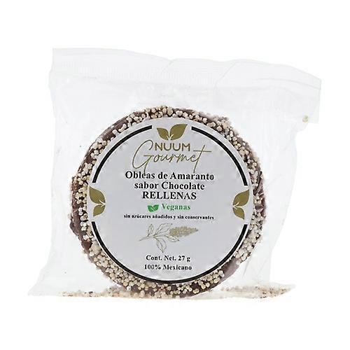 Chocolate-flavored amaranth wafers filled 27 g (Chocolate)