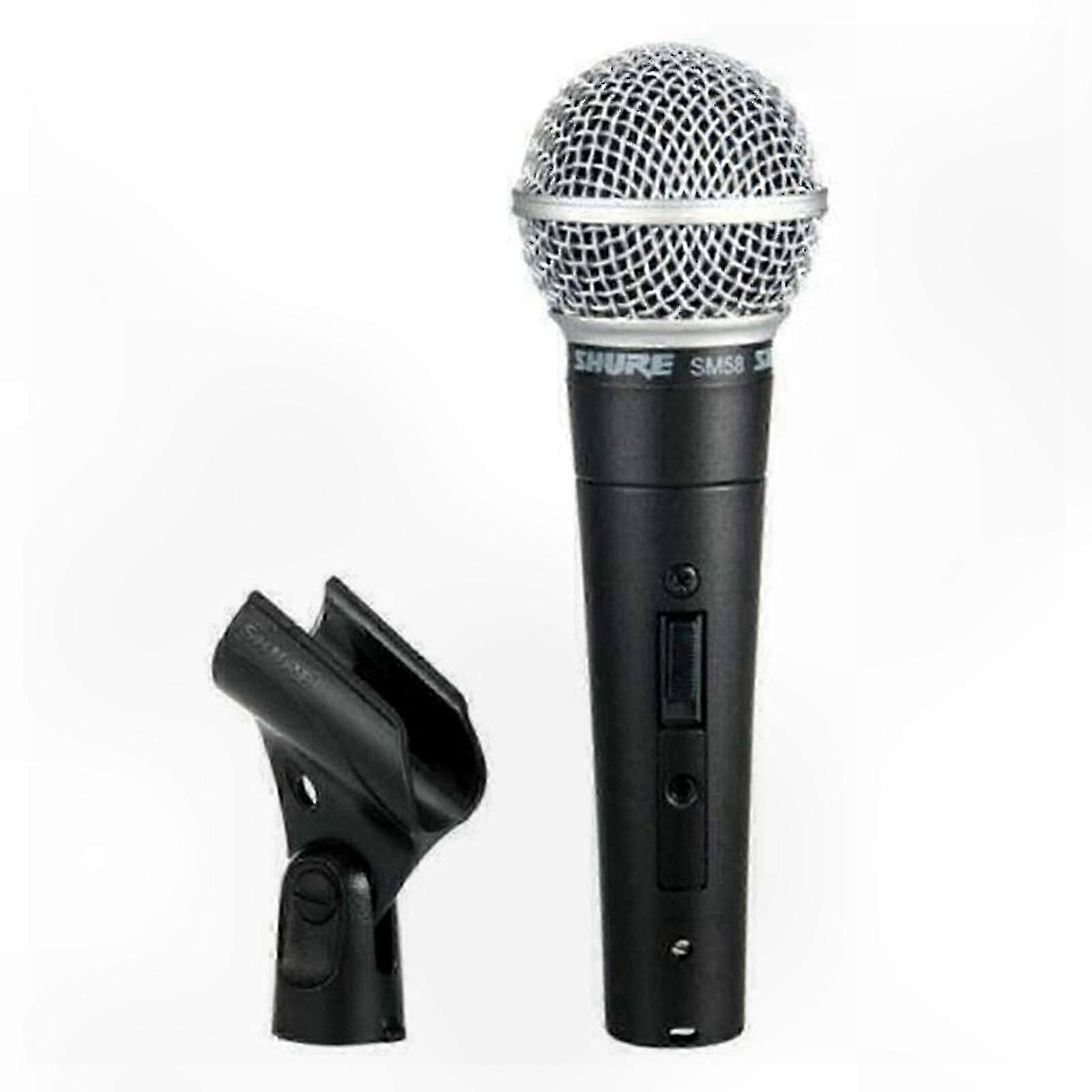 Dynamic Vocal Microphone with On/Off Switch and Cable for Live Performance