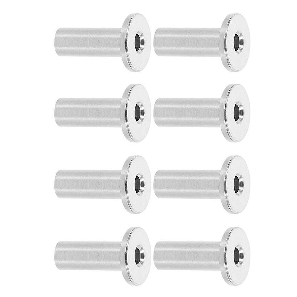 Wire Rope Protector Steel Cable Connector for Railings 8Pcs Sleeves
