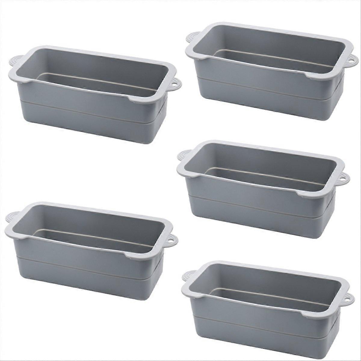 Gray Silicone Grease Cup Liner, Reusable Grease Catcher Cup Liner