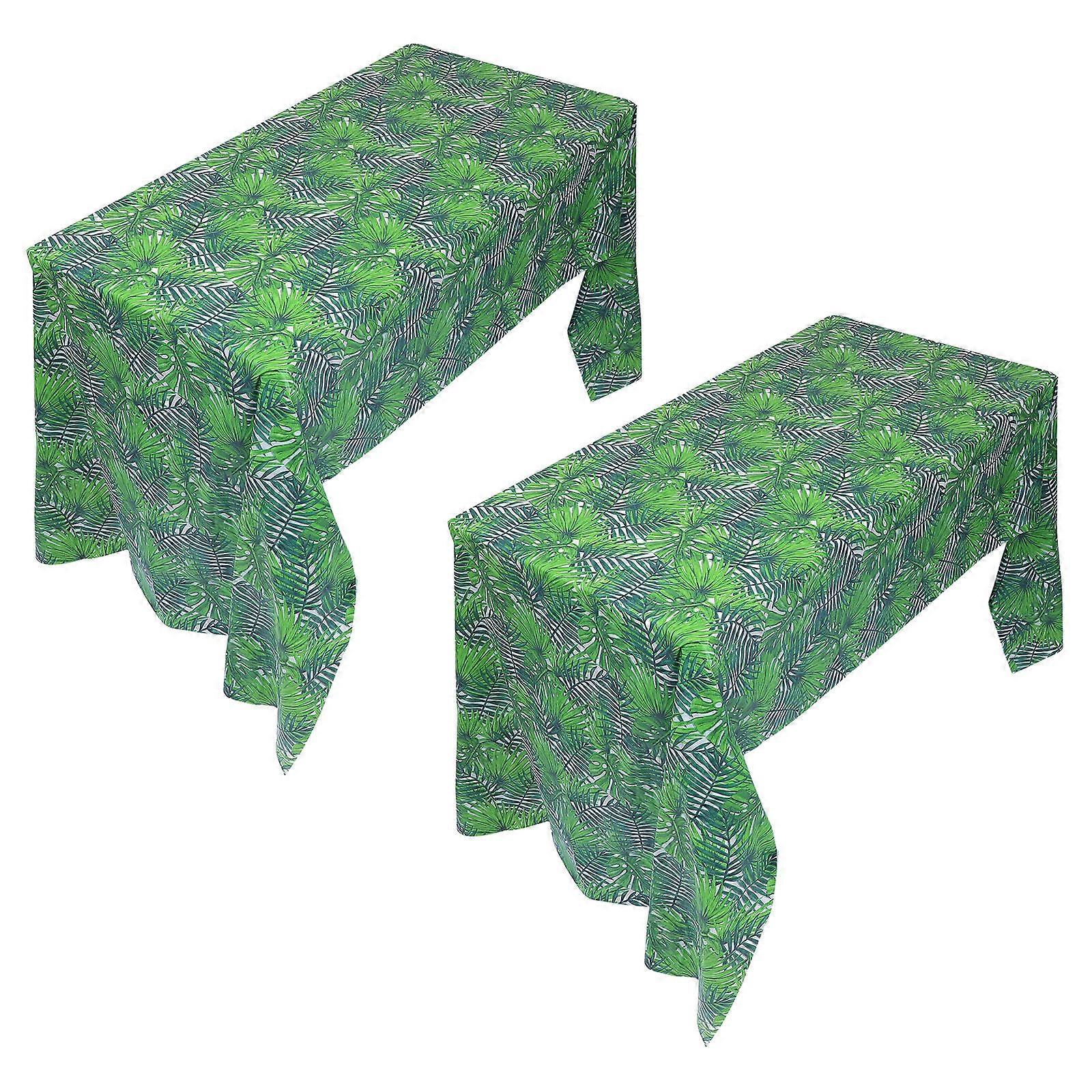 Decorative Table Cover Waterproof for Party 6Pcs Palm Leaf Covers